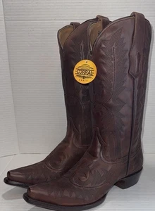 Corral Cognac MN Braun Stickerei Leder Stiefel Größe: 8,5 - Bild 1 von 14