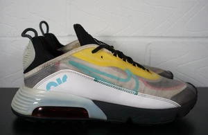 Mens Nike Air Max 2090 White Multi Colour Trainers - UK 10 - Picture 1 of 8
