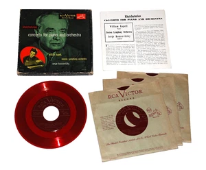 KHATCHANURIAN Concerto For Piano RCA Red Seal 4x 45 RPM Red Vinyl Box Set - Picture 1 of 14