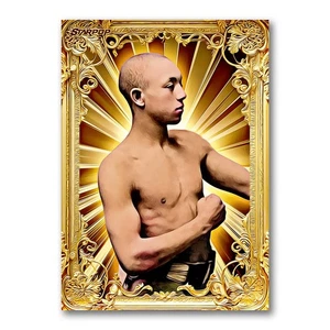 George Dixon Golden Icon Card 01/20 Starpop Signed Fine Art Print - Picture 1 of 2