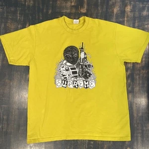 EUC! SUPREME Authentic Size XL Mercenary Tee Yellow FW19 - Picture 1 of 7