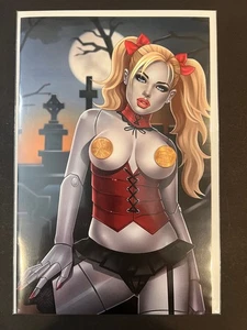 Totally Rad Dollhouse #1 Topless Keith Garvey Virgin Variant NM Harley Quinn - Picture 1 of 1