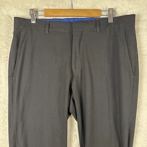 Kenneth Cole 33x30 Pantaloni Uomo Nero  - Foto 1 di 10