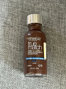 L'Oreal Paris Makeup True Match Super-Blendable Liquid Foundation, Coffee C11 - Picture 1 of 3