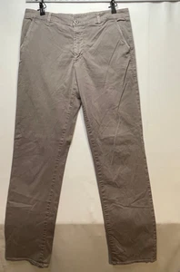 AG Adriano Goldschmied jeans mens 36 34 x 34 Lux Khaki tailored trouser gray - Picture 1 of 9