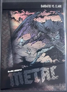 2024 Cryptozoic CZPlus Dark Nights Metal Black Brilliance Barbatos vs Clark 1/1 - Bild 1 von 2