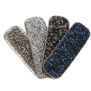4 Pcs Square Hair Card Girl Child Girls Snap Hairpins Crystal Barrettes - Picture 1 of 10