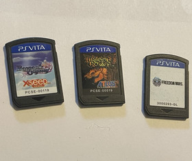 PS Vita Action RPG Lot - Dragon's Crown, Freedom Wars, Ragnarok Odyssey (Loose