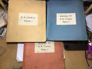 Gebrauchte Rolls Royce Conway Motor Training Notes für Boeing 707 Anwendung 3 Bände - Bild 1 von 24