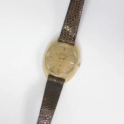 Nuevo reloj de cuarzo suizo Bulova Accutron 1973 10K-GP 26 MM - piezas/reparación Foto 1 de 3