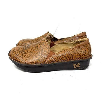 Zapatos sin cordones Alegria Coñac Paisley Debra para mujer talla 11,5-12/42 Foto 1 de 4