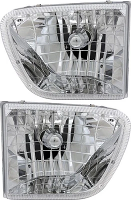 For 1998-2001 Mercury Mountaineer Headlight Halogen Set Pair - Image 1 of 4