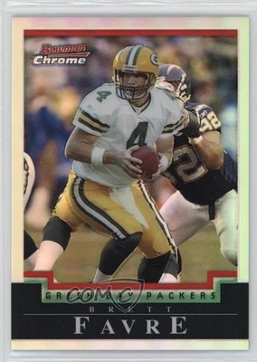2004 Bowman Chrome Refractor /500 Brett Favre #1 HOF - Image 1 of 2