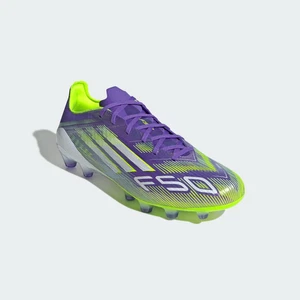 Botines de fútbol para hombre Adidas F50 PRO HG/AG JAPAN JR4396 púrpura apresurado/blanco nube - Imagen 1 de 10