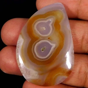 42.60Cts Natural Incredible Botswana Agate Fancy Cabochon Reiki Healing Gemstone - Picture 1 of 3