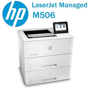 HP LaserJet M506xm Managed Laser Printer F2A67A With Ethernet LAN USB - Picture 1 of 6
