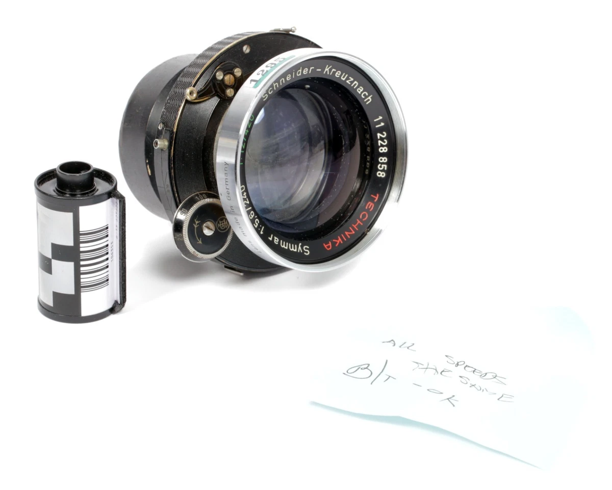 Schneider Symmar 240mm F5.6 Lens in compur shutter TECHNIKA select