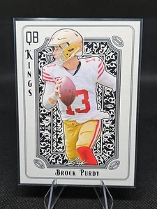 2024 Leaf Football Brock Purdy QB Kings #QBK-3 San Francisco 49ers (6) - Bild 1 von 2