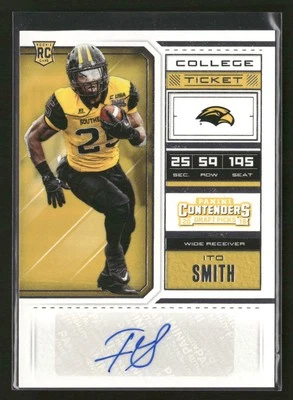 2018 Panini Contenders Draft Picks #291 Ito Smith Auto RC - Image 1 of 2