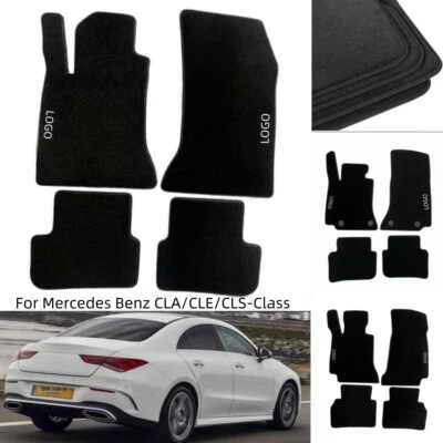 For Mercedes Benz CLA/CLE/CLS-Class Car Floor Mats Waterproof Custom Carpets - Image 1 of 4