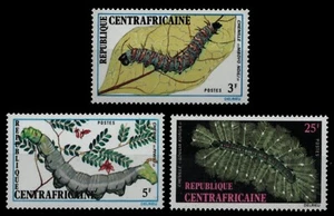 Zentralafrikanische Rep. 1972 - Mi-Nr. 318-320 ** - MNH - Insekten / Insects - Bild 1 von 1