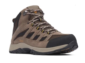 Scarpe da trekking Columbia Crestwood MID impermeabili da uomo marroni taglia 13 NUOVE - Foto 1 di 7