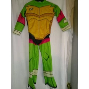 Colorful Superhero Costume Kids Jumpsuit Green Yellow Pink Halloween Dress Up - Picture 1 of 3