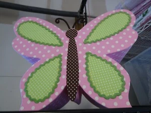 Pottery Barn Kids BUTTERFLY  Lamp Shade wall art New in box  - Picture 1 of 2