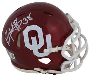 Oklahoma Roy Williams Authentic Signed Speed Mini Helmet BAS Witnessed - Picture 1 of 2