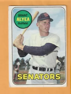 Brant Alyea Washington Senators 1969 Topps #48 Rutherford Nueva Jersey arrugado - Imagen 1 de 2