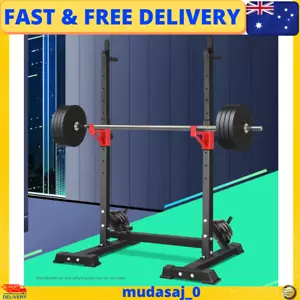 Finex Adjustable Squat Rack Weight Bench Press Barbell Bar Stand Weight Lifting - Picture 1 of 15