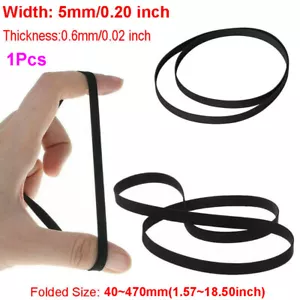 Nastro da cintura piatto unità in gomma 5 mm per registratore CD DVD giradischi lettore cassette - Foto 1 di 7