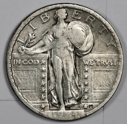 1924 Liberty Standing Quarter.   VF.  181065 Cover