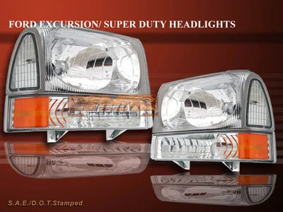 Faros Ford Excursion/F-250/F-350 Super Duty 1999-2000-2005 + esquina + parachoques Foto 1 de 2
