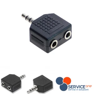 ADAPTER BUCHSE SPLITTER JACK 3,5 MM SPLITTER AUX STEREO ⭐ - Bild 1 von 1