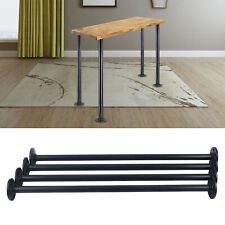 4* 28"/30" Industrial Pipe Table Legs Heavy Duty Metal Coffee Desk Furniture Leg