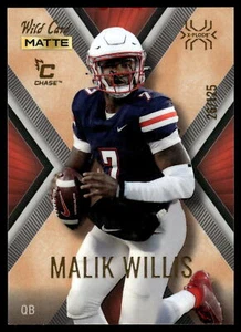 Malik Willis | 2022 wild card opaca #MXP-38 | rosso/arancione inseguimento | #/125 - Foto 1 di 2