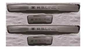 DOOR SILL SCUFF PROTECTOR PLATES 'RS-LINE' SUITABLE FOR CAPTUR 2020+ MK2 CP011-3 - Picture 1 of 5