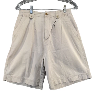 Mountain Lake Women's Chino Shorts Tan Size 8 Slash Pockets 100% Cotton - Image 1 of 4
