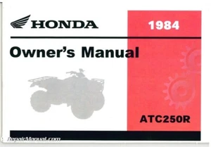 1984 Honda ATC250R ATV Owners Manual : 31964610 - Picture 1 of 1