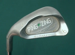 Left Handed Ping Karsten Zing Green Dot 6 Iron Stiff Steel Shaft Ping Grip - Picture 1 of 4