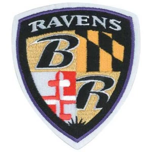 Baltimore Ravens Alternate Shield Team Logo Jersey Sleeve Patch - Picture 1 of 1