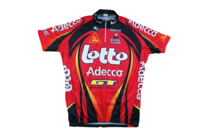 Maillot vélo vintage Giordana Lotto Adecco - Photo 1/4