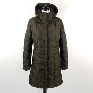 Piumino donna Bogner Fire + Ice taglia 36 S verde puffer cappotto piumino - Foto 1 di 10