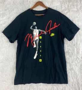 Nike CU2848-010 Para hombres Jordan Signature Camisa Camiseta Algodón Negro Talla XL - Imagen 1 de 8