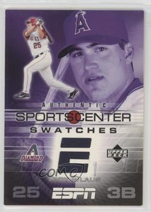 2005 Upper Deck ESPN Sportscenter Swatches Troy Glaus #GU-TG