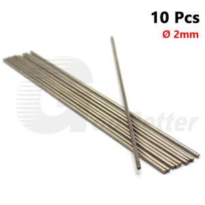 10pcs Ø 2mm Mini Steel Round Rod Driver Shaft Stick Bar for RC Model Vehicle DIY - Picture 1 of 6