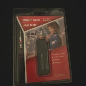 SanDisk Mobile Card Reader/Writer Verizon Wireless HighSpeed USB 2.0 Certified - Picture 1 of 2