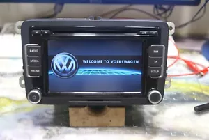 Volkswagen 3C8035195A Radio CD 6 With Code & SD RCD510 Touchscreen - Picture 1 of 7