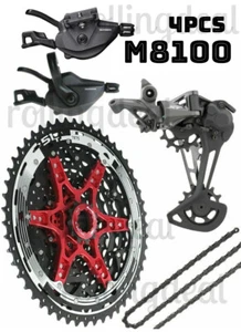 Shimano XT M8100 1x12spd Groupset w/Sunrace CSMZ902 11/51T fit Standard Freehubs - Picture 1 of 1
